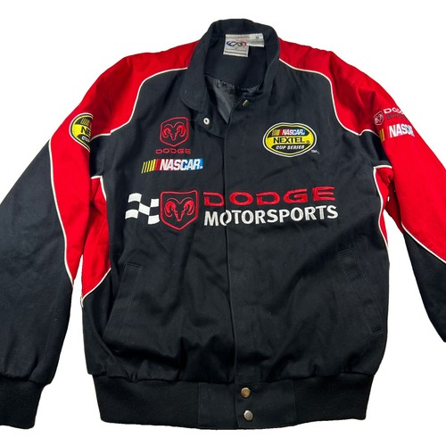 Vtg dodge checkered flag mens - dodge,